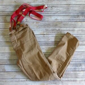 Wah Maker Frontier Clothing Pants Mens 36 Brown Buckle Back Suspenders Vintage